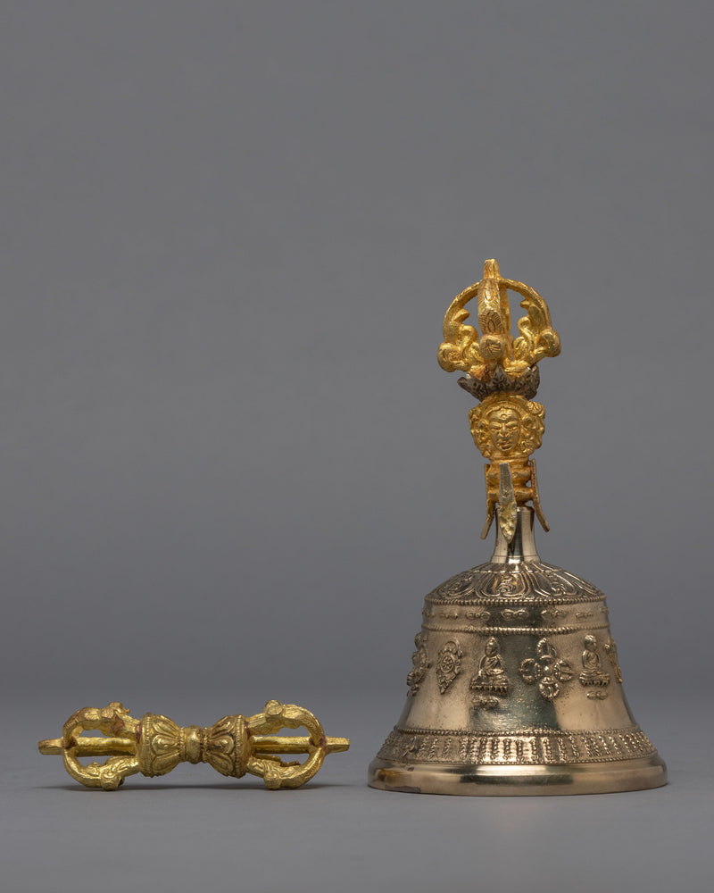 Buddhist Meditation Bell and Vajra | Buddhist Altar