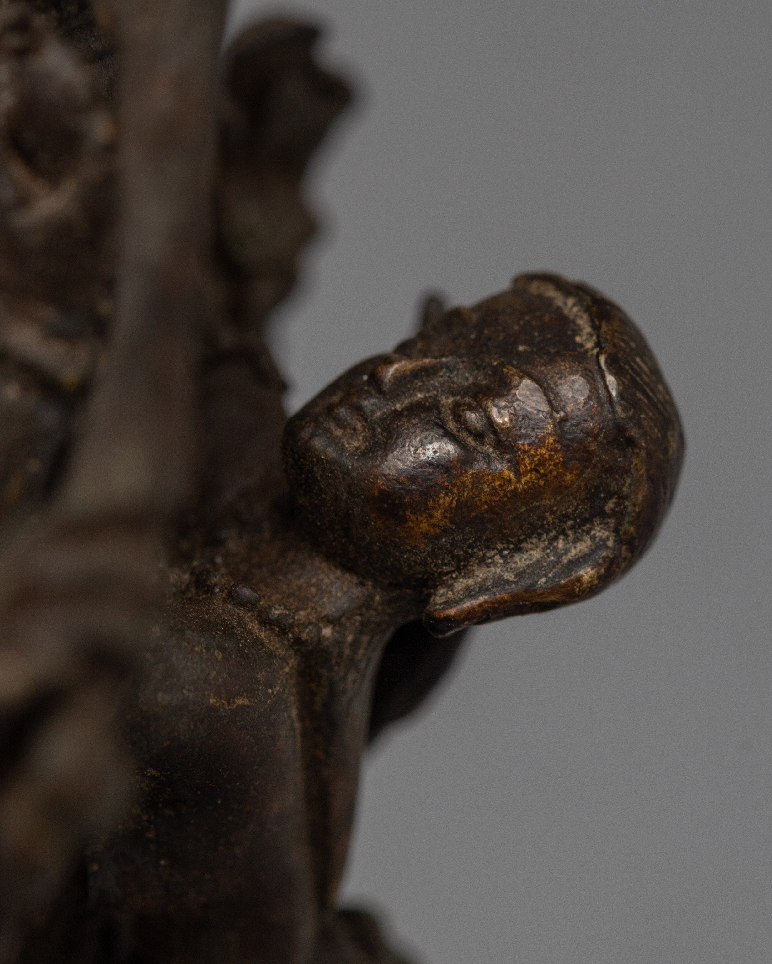 Manjushri Consort Oxidized Statue | Original Himalayan Artwork