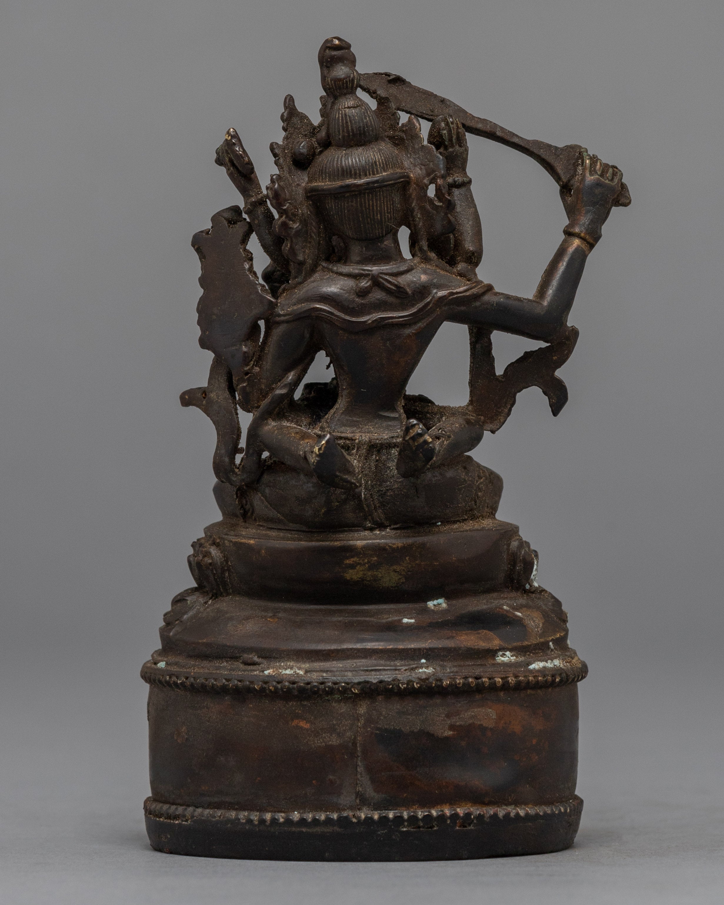 Manjushri Consort Oxidized Statue | Original Himalayan Artwork
