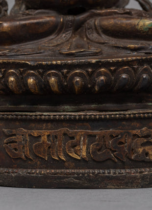 Manjushri Boddhisattva Sculpture With Consort | Traditional Buddhist Art