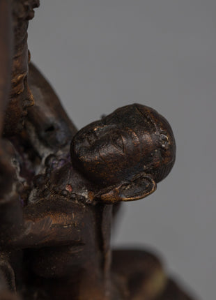 Manjushri Boddhisattva Sculpture With Consort | Traditional Buddhist Art