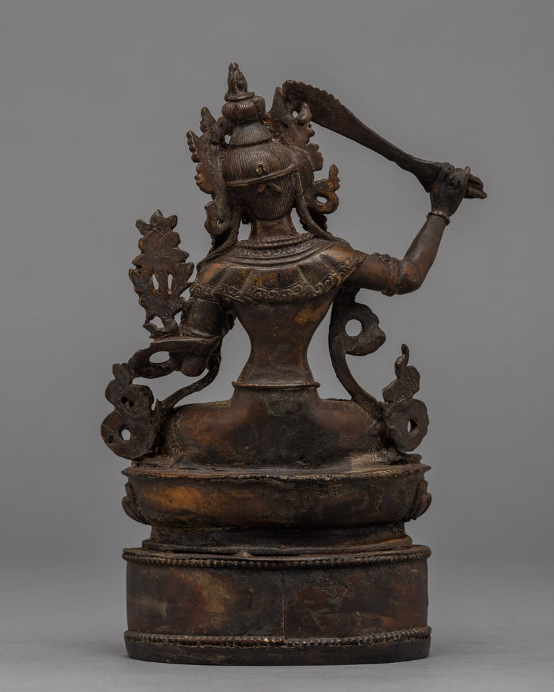 Maha Manjushri Sculpture | Traditional Himalayan Art