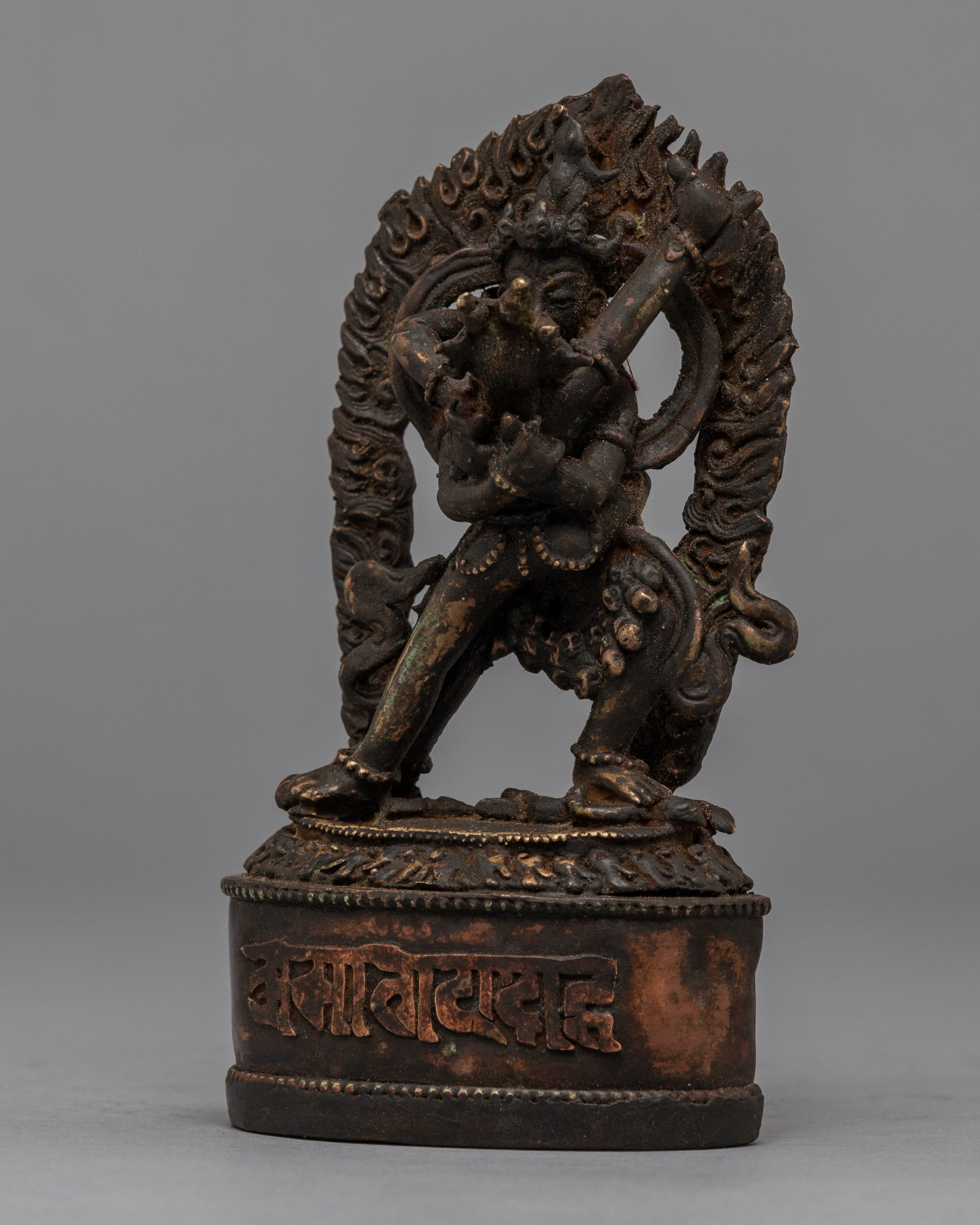 Chakrasamvara with Consort Statue | Buddhist Deity With Consort Sculpture