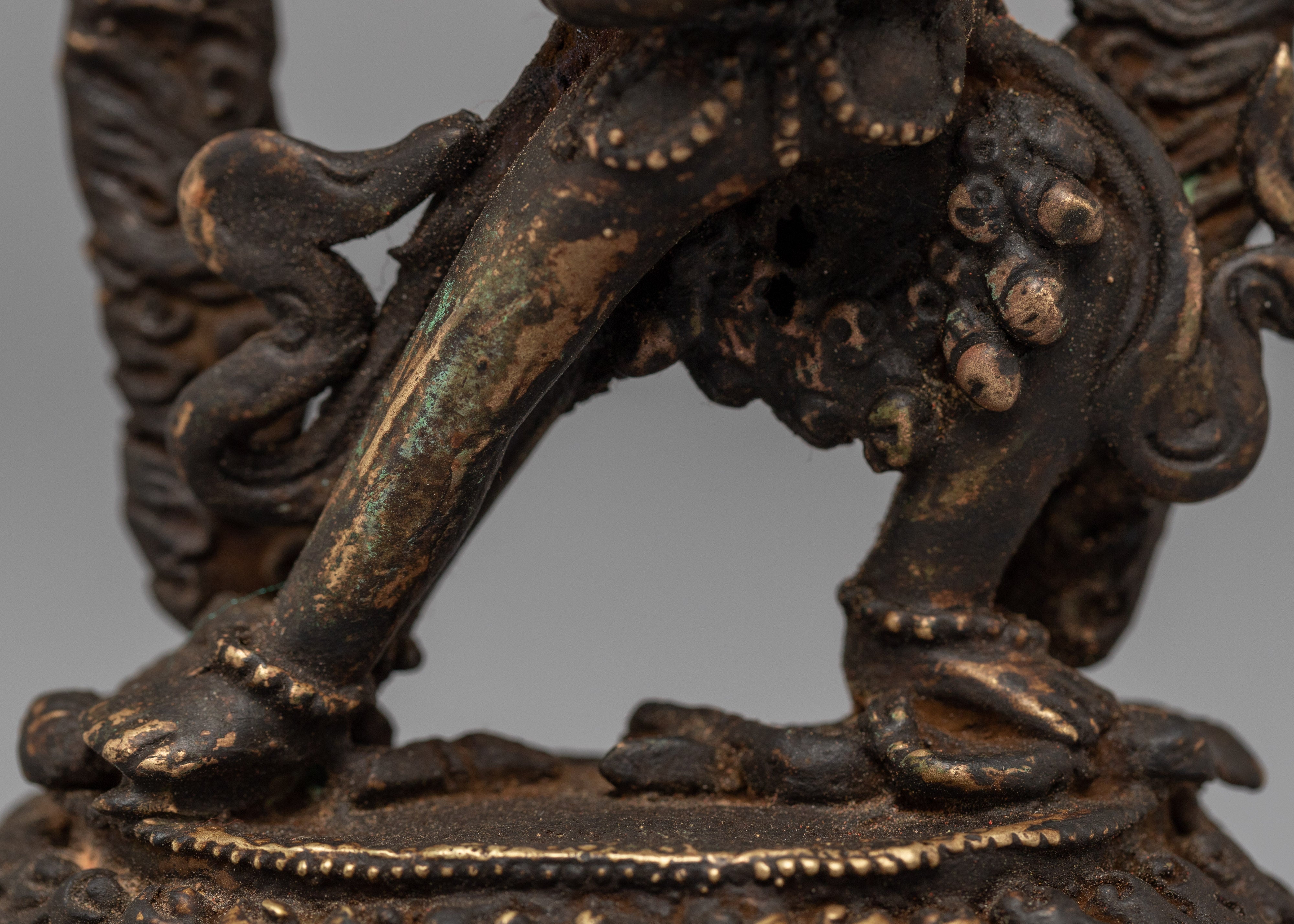 Chakrasamvara with Consort Statue | Buddhist Deity With Consort Sculpture