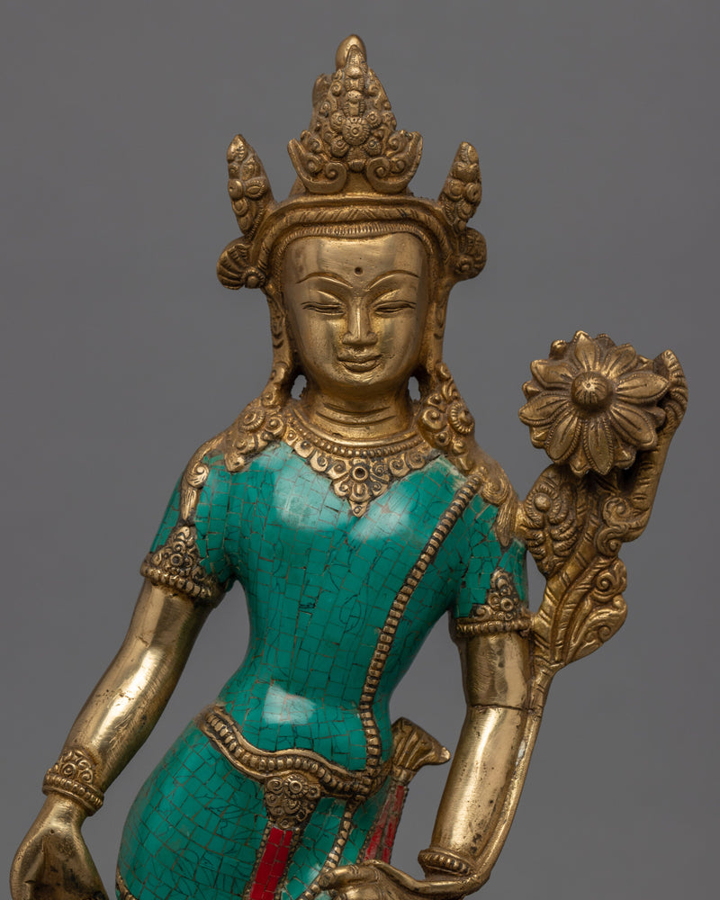 Standing Chenrezig Statue | Bodhisattva Lokeshwara Artwork