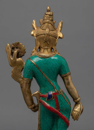 Standing Chenrezig Statue | Bodhisattva Lokeshwara Artwork