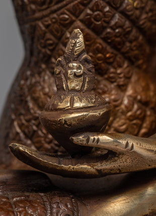 Bhaisajyaguru Statue | Himalayan Traditional Art of Medicine Buddha