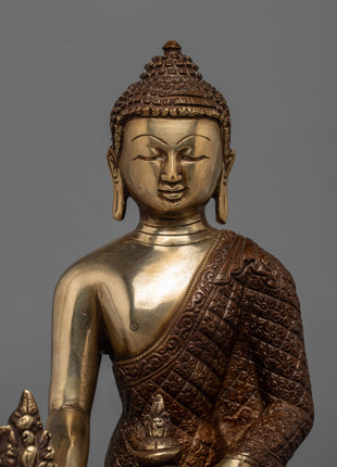 Bhaisajyaguru Statue | Himalayan Traditional Art of Medicine Buddha