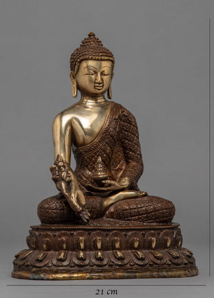 Bhaisajyaguru Statue | Himalayan Traditional Art of Medicine Buddha