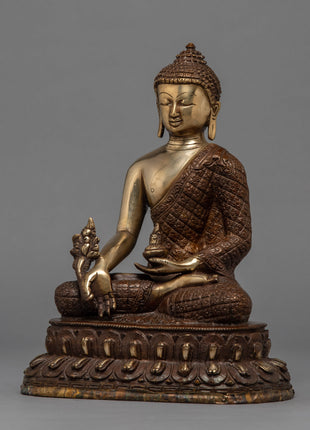 Bhaisajyaguru Statue | Himalayan Traditional Art of Medicine Buddha