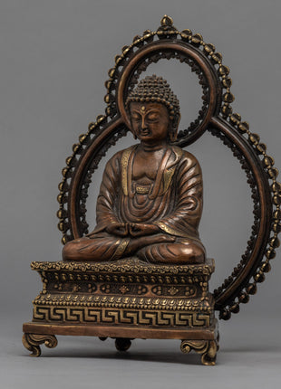 Amitabha Buddha Sculpture for Home Decor | Traditional Tibetan Art
