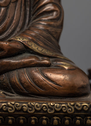 Amitabha Buddha Sculpture for Home Decor | Traditional Tibetan Art