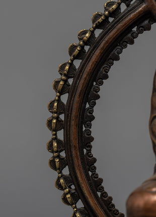 Amitabha Buddha Sculpture for Home Decor | Traditional Tibetan Art