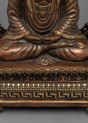 Amitabha Buddha Sculpture for Home Decor | Traditional Tibetan Art