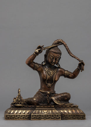 Brass Shakyamuni Buddha Statue