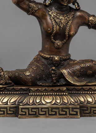Brass Shakyamuni Buddha Statue | Traditionally  Statue