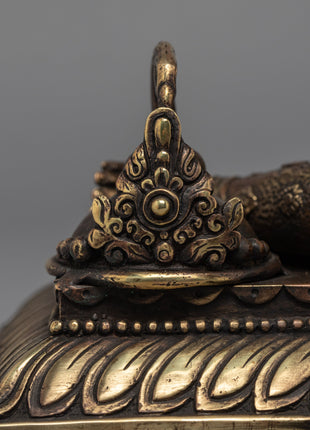 Brass Shakyamuni Buddha Statue | Traditionally  Statue