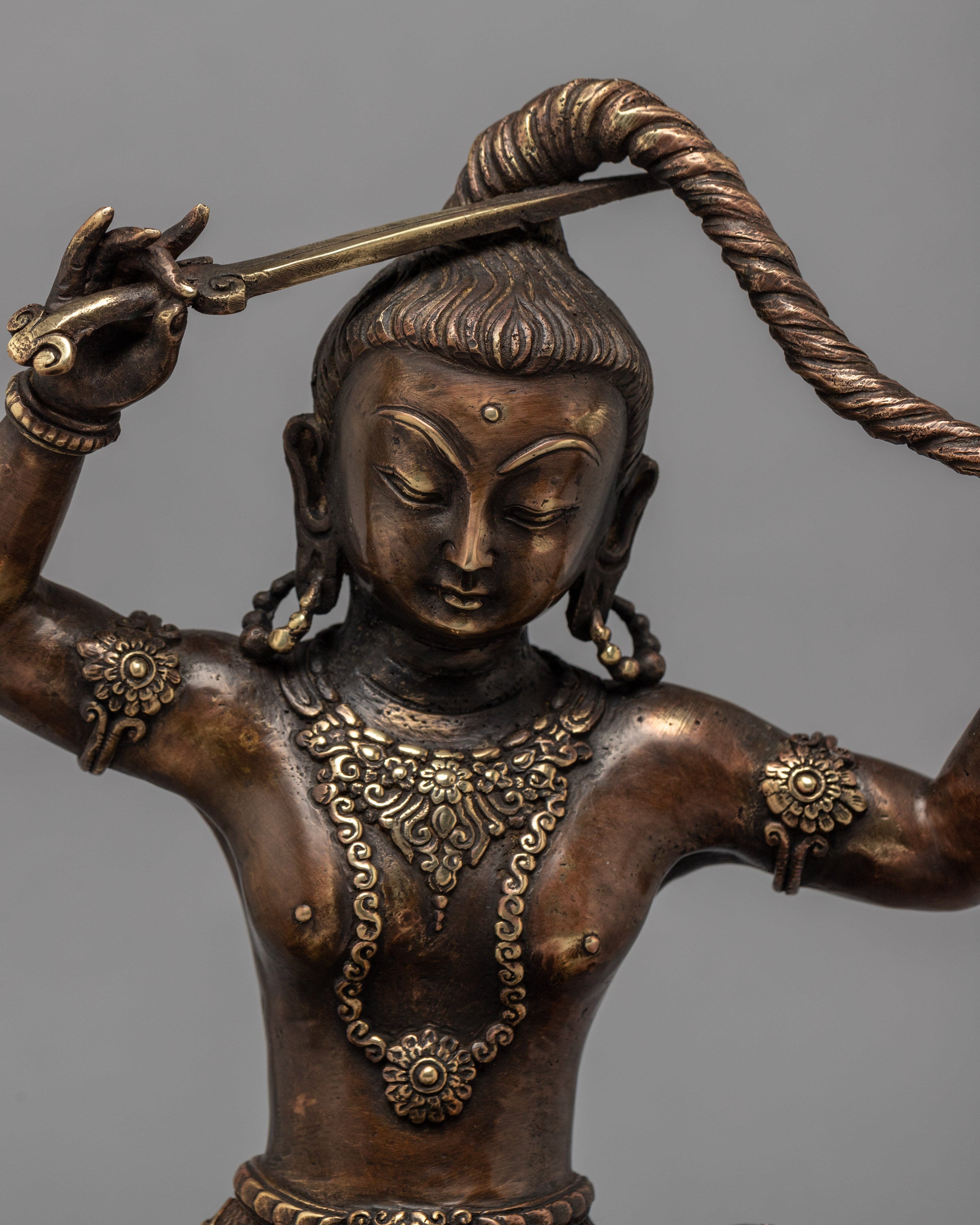 Brass Shakyamuni Buddha Statue | Traditionally  Statue