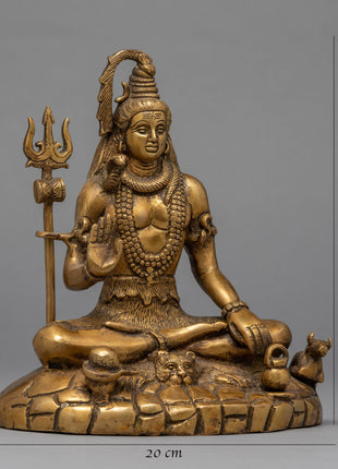 Brass Shiva Statue | Sculpture For the hoem Decor
