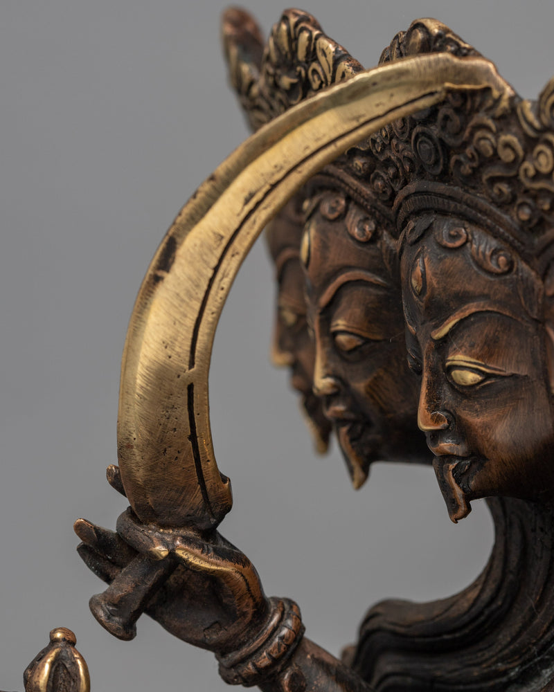 Wrathful Kali Statue | Traditional Art Work