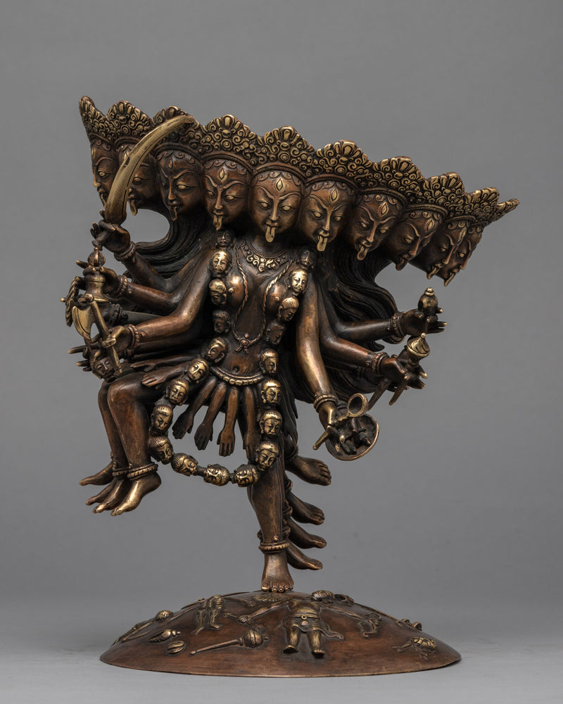 Wrathful Kali Statue | Traditional Art Work