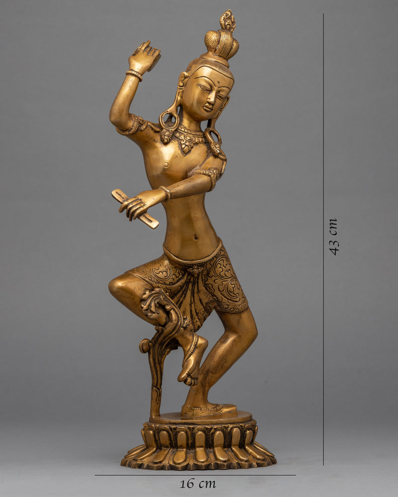 Parvati Goddess Statue | Brass Body Statue