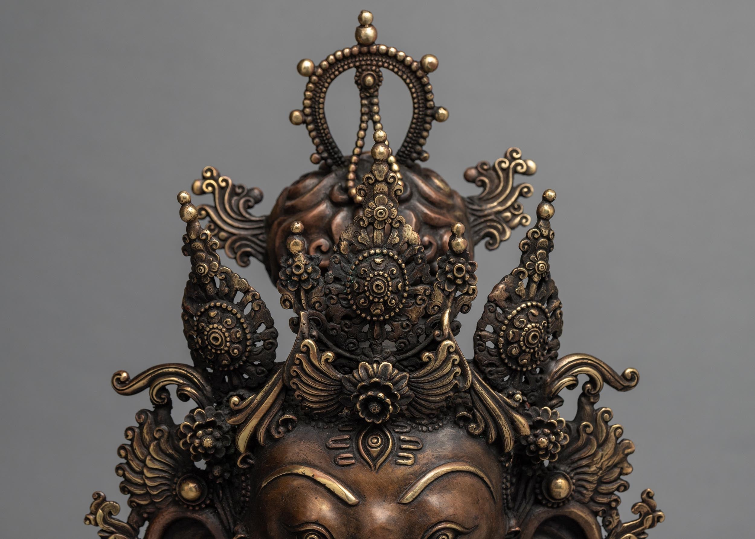 Ganesh Mask for Wall Hanging | Handcrafted Deity Mask