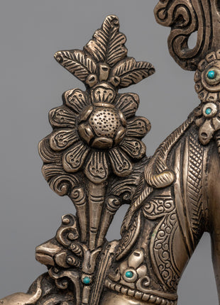 Green Tara Bodhisattva Statue | Traditional Tibetan Style Buddhist Statue