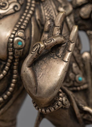 Green Tara Bodhisattva Statue | Traditional Tibetan Style Buddhist Statue