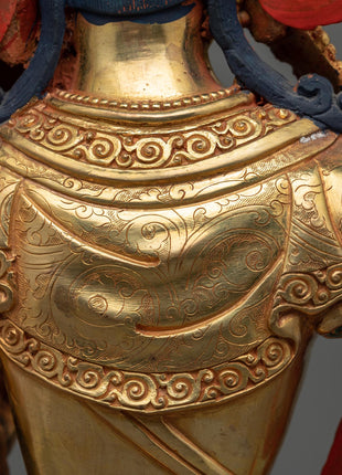 Manjushri Statue Tibetan | Fine Buddhist Artwork