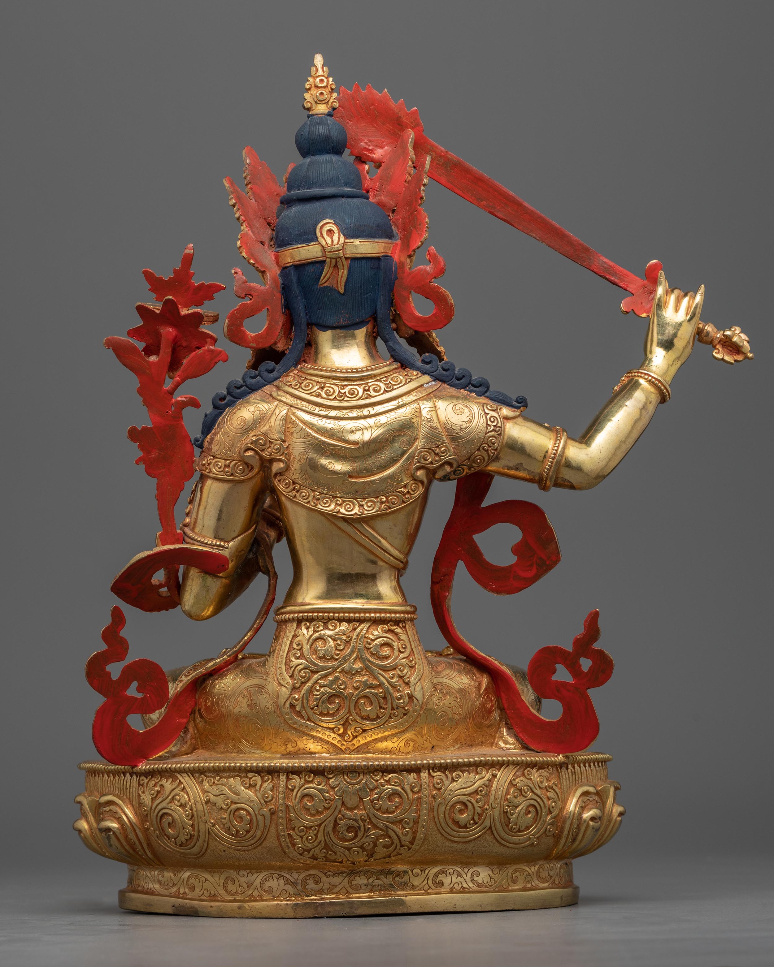 Manjushri Statue Tibetan | Fine Buddhist Artwork