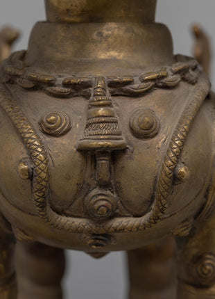 Bronze Lion Set | Buddhist Art