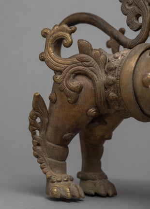Bronze Lion Set | Buddhist Art