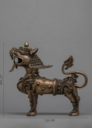 Lions Statue Set | Silver Plated Statue