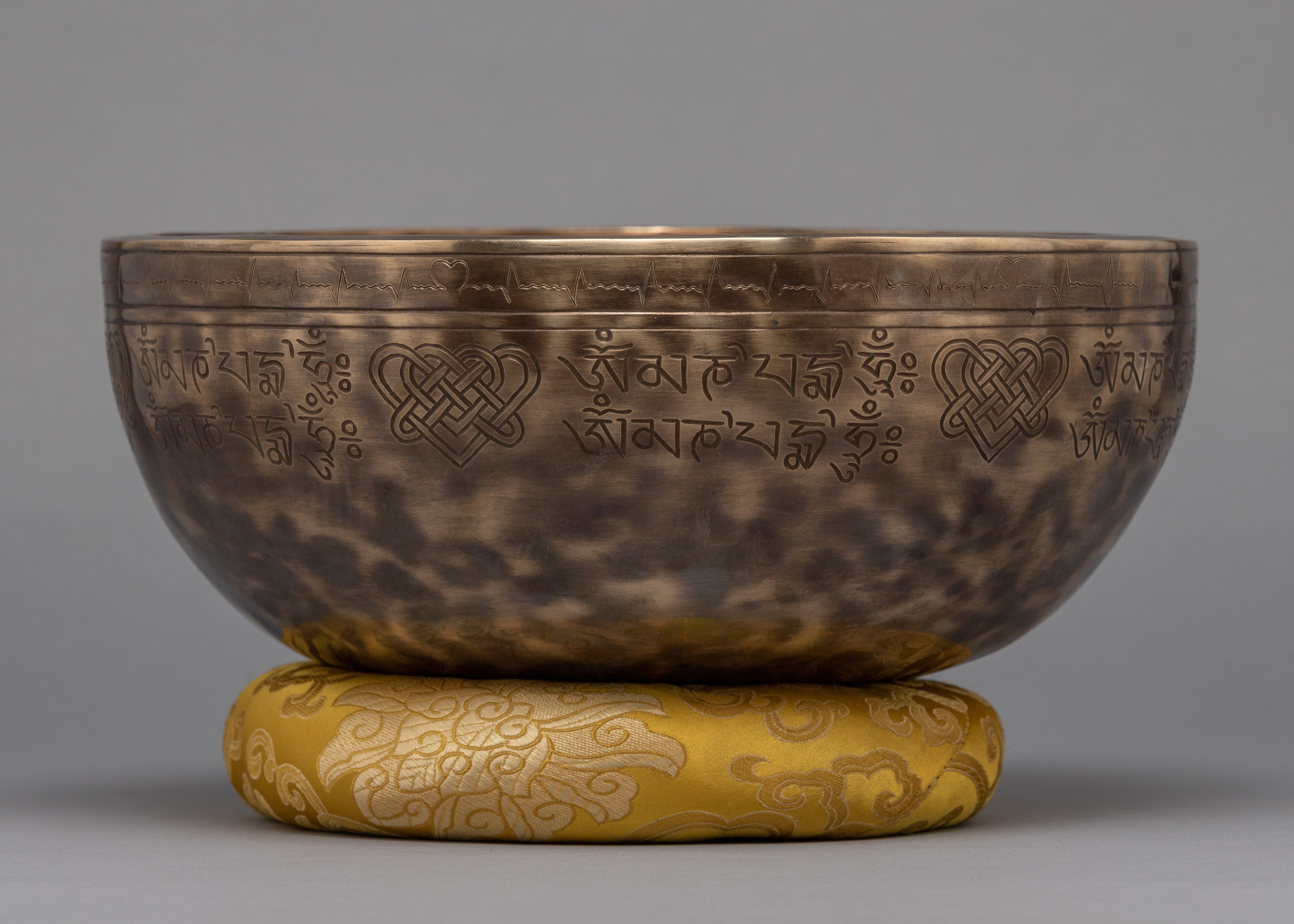 Jhumka Singing Bowl | Mantra Crafted Bowl | Healing Therapy