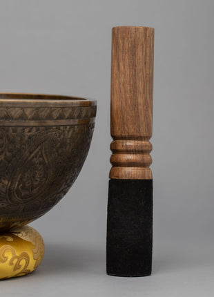 Buddhist Singing Bowl | Traditional Art | Antique Carved Bowl