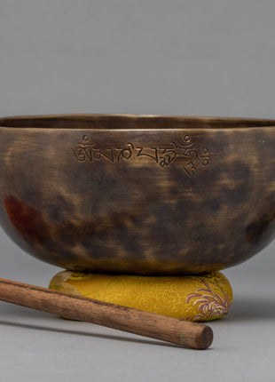 Hand-Beaten Moon Singing Bowl | Mantra Crafted Bowl