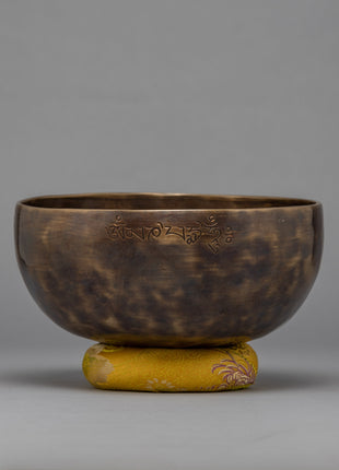 Hand-Beaten Moon Singing Bowl | Mantra Crafted Bowl