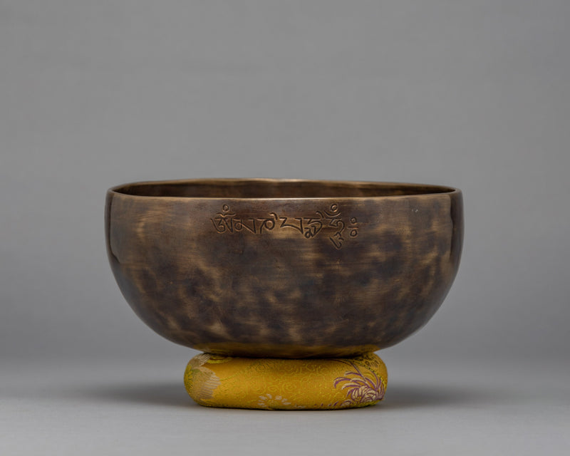 Hand-Beaten Moon Singing Bowl | Mantra Crafted Bowl