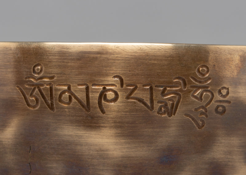 Hand-Carved Moon Singing Bowl | Himalayan Art