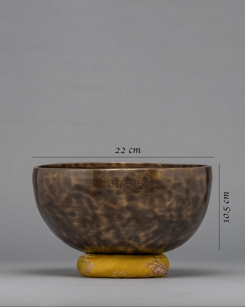 Tibetan Singing Bowl Set | Brass Moon Bowl Set