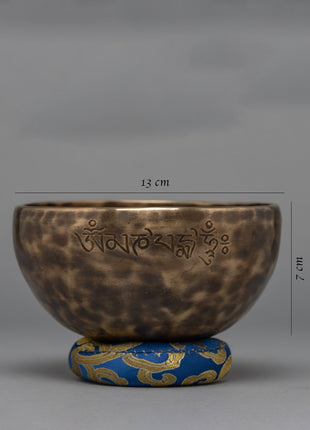 Tibetan Singing Bowl Set | Brass Moon Bowl Set