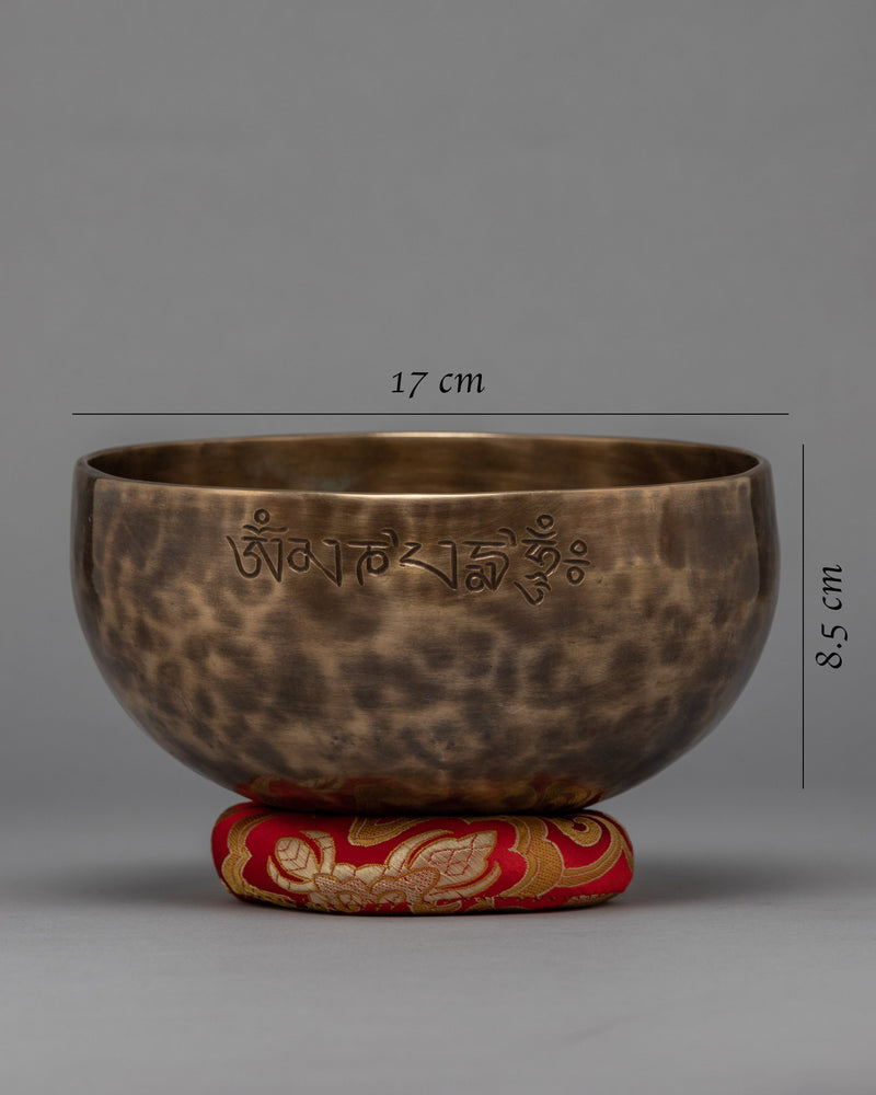 Tibetan Singing Bowl Set | Brass Moon Bowl Set