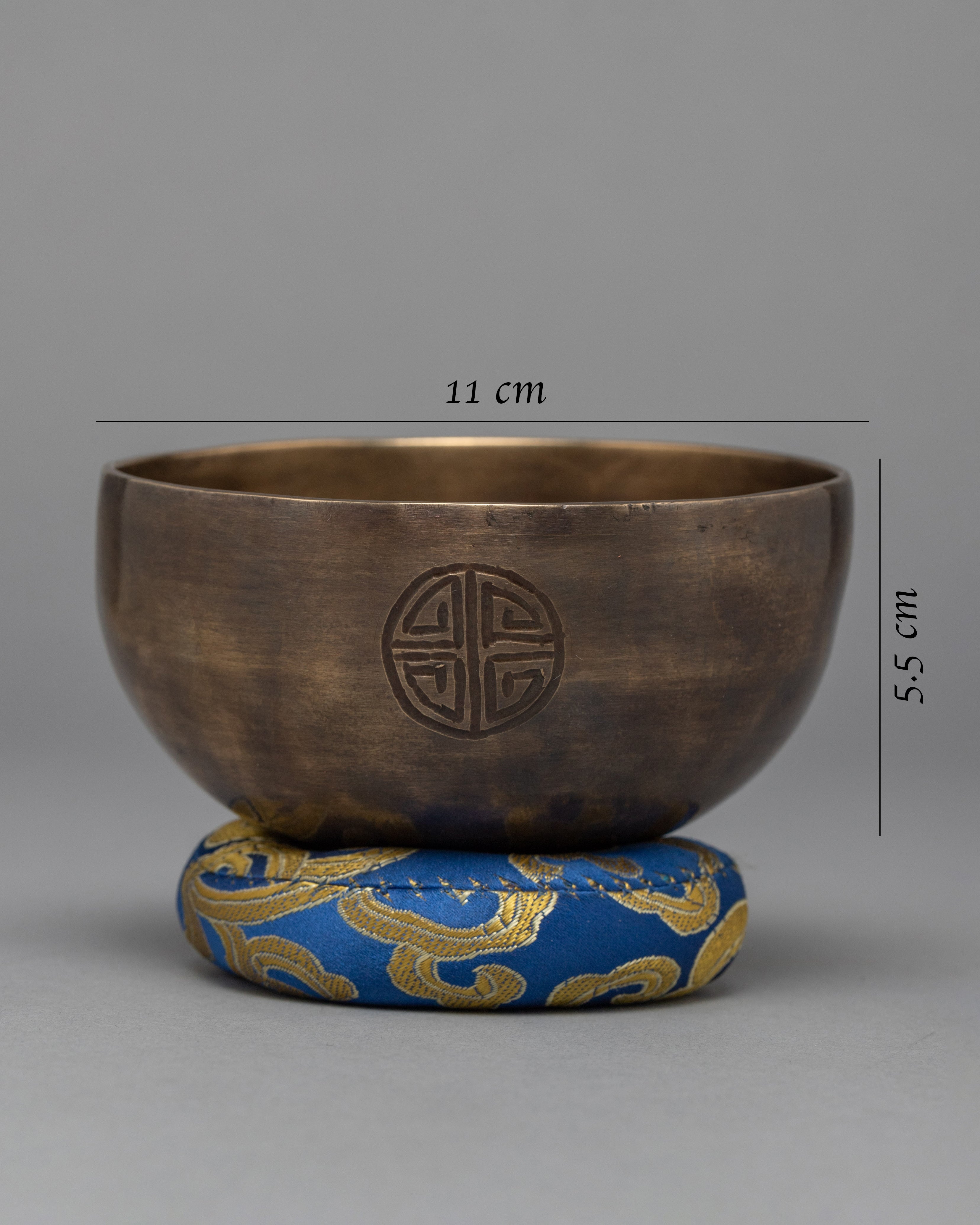 Tibetan Singing Bowl Set | Brass Moon Bowl Set