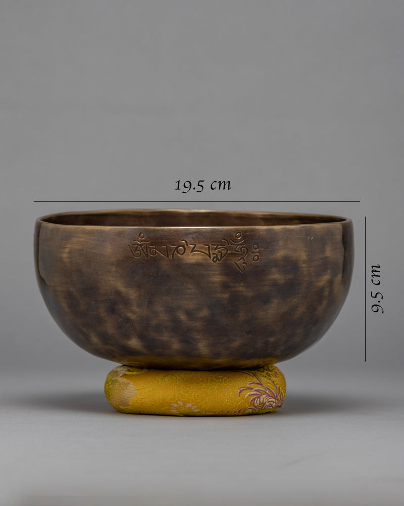 Tibetan Singing Bowl Set | Brass Moon Bowl Set