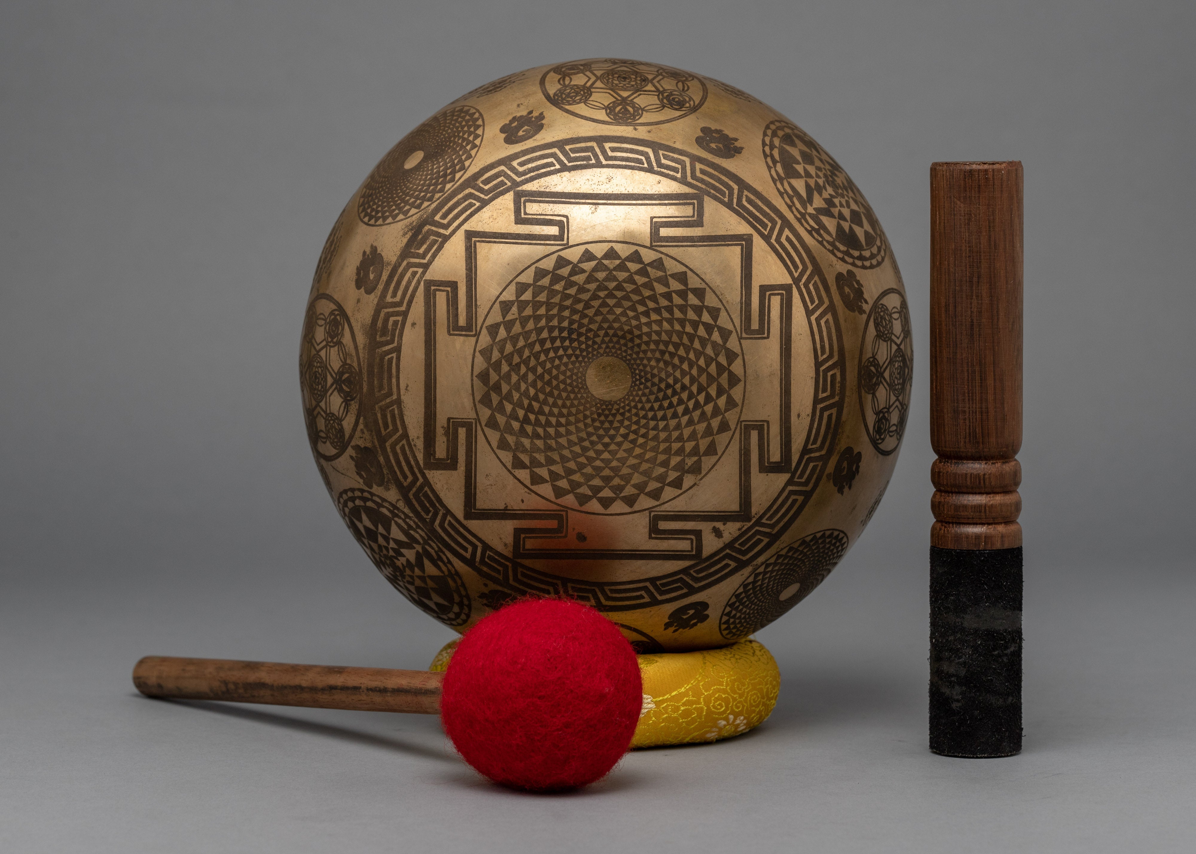 Tibetan Singing Bowl Meditation Chakra Healing | Brass Singing Bowl