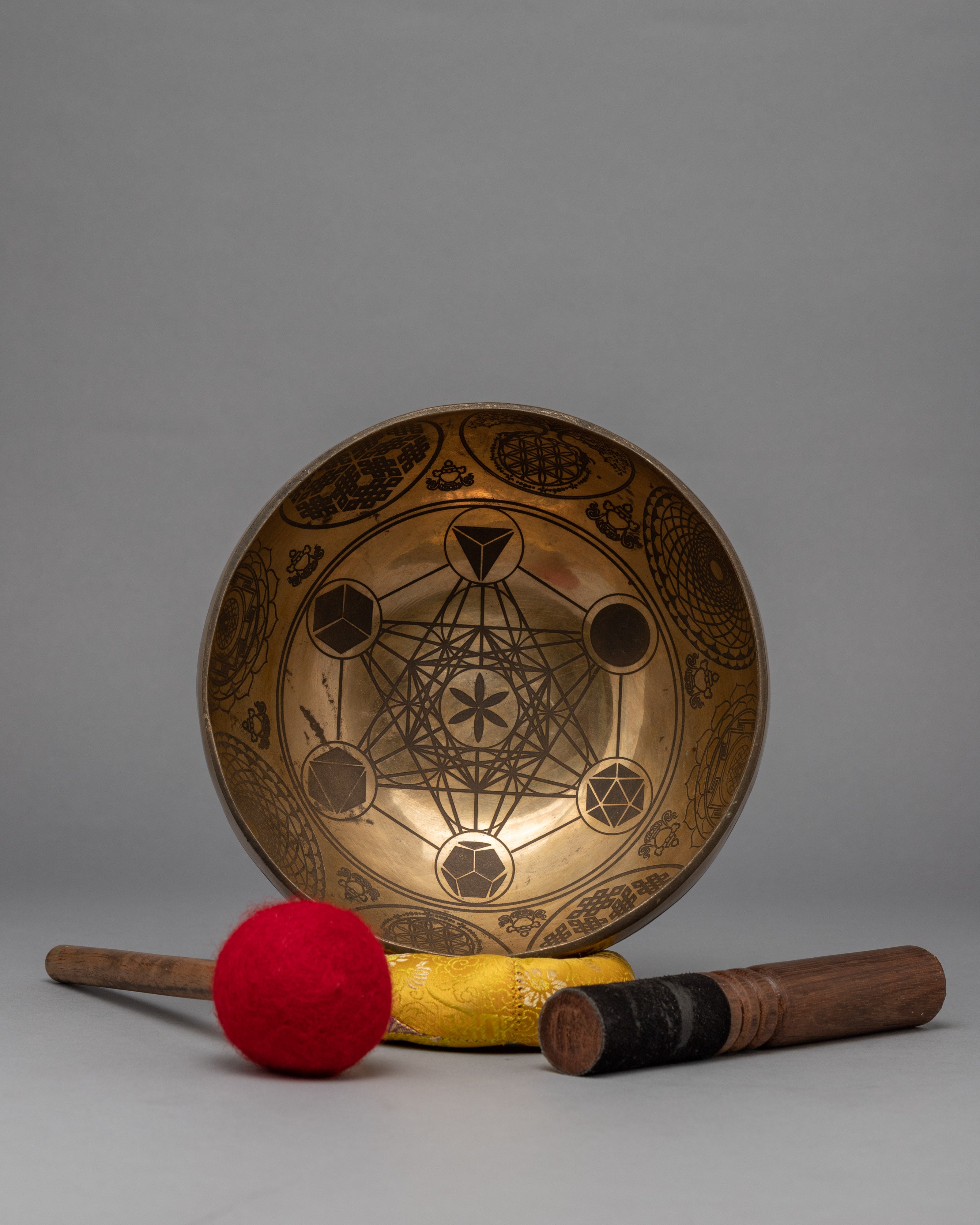 Tibetan Singing Bowl Meditation Chakra Healing | Brass Singing Bowl