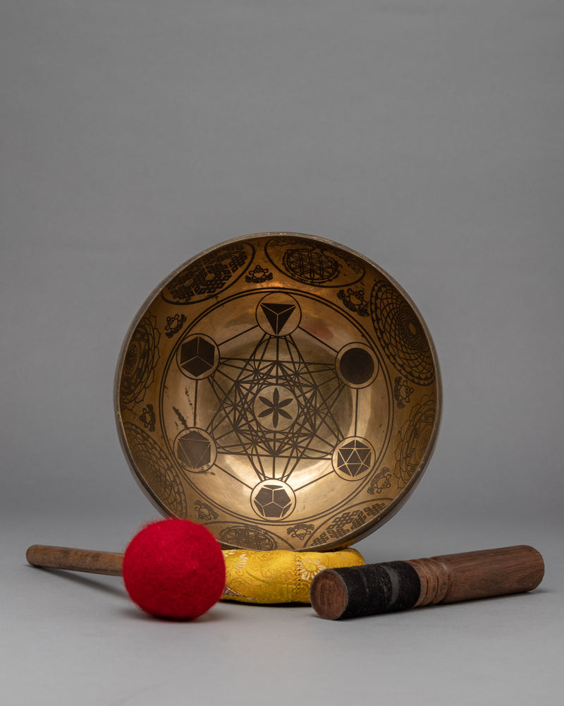 Tibetan Singing Bowl Meditation Chakra Healing | Brass Singing Bowl
