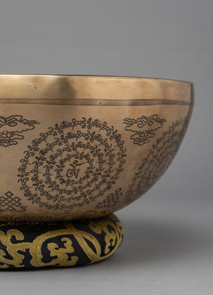 Yoga Singing Bowl | Brass Bowl with A2 frequency
