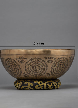 Yoga Singing Bowl | Brass Bowl with A2 frequency